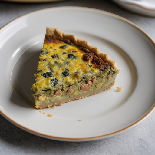 Mexican Green Chili Quiche recipe image