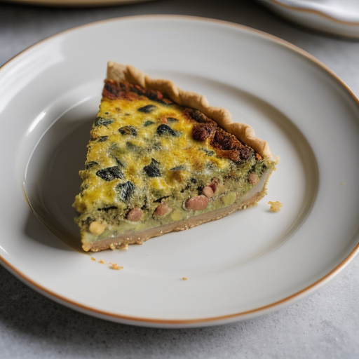 Mexican Green Chili Quiche recipe image
