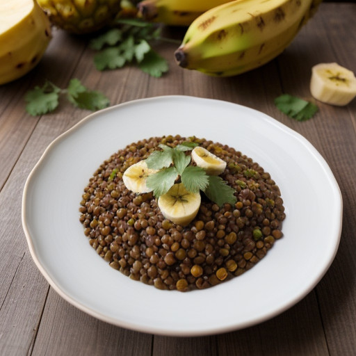Mexican Lentils With Pineapple and Bananas - House Beauti recipe image