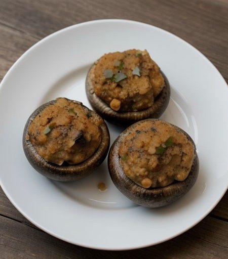Mexican Stuffed Mushrooms recipe image