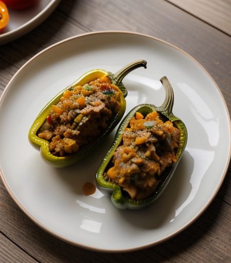 Mexican Stuffed Peppers (Chiles Rellenos recipe image