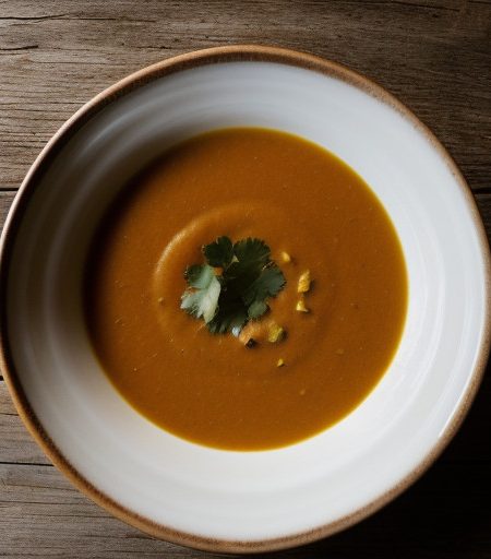 Mexican Winter Squash Soup-Martha Stewart Liv recipe image