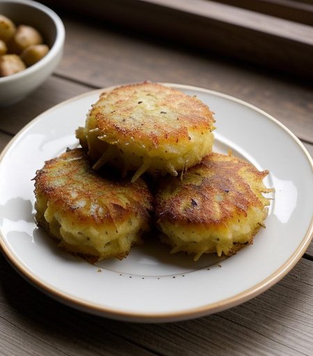 Michael Richard's Oven-Fried Potato Latkes recipe image