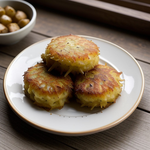 Michael Richard's Oven-Fried Potato Latkes recipe image