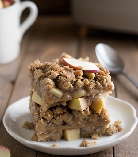 Microwave Apple Crisp recipe image