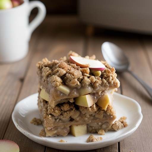Microwave Apple Crisp recipe image