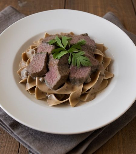 Microwave Beef Stroganoff recipe image