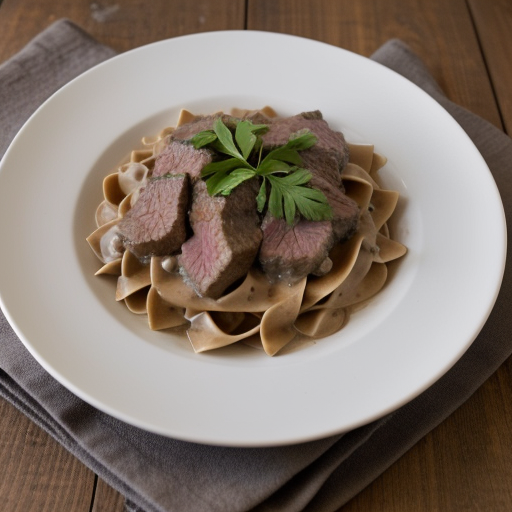 Microwave Beef Stroganoff recipe image