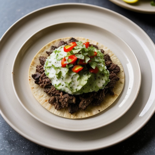 Microwave: Beef-Topped Tostadas recipe image