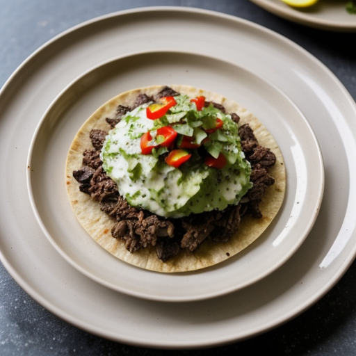 Microwave: Beef-Topped Tostadas recipe image