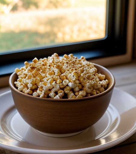 Microwave Carmel Corn recipe image