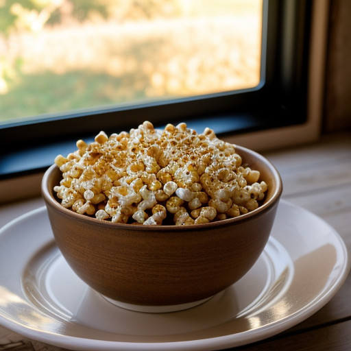 Microwave Carmel Corn recipe image