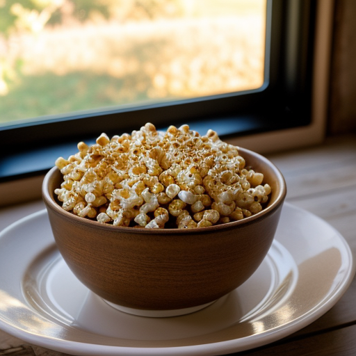 Microwave Carmel Corn recipe image
