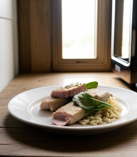 Microwave Chicken Saltimbocca recipe image