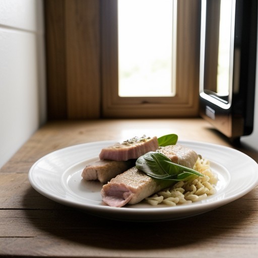 Microwave Chicken Saltimbocca recipe image