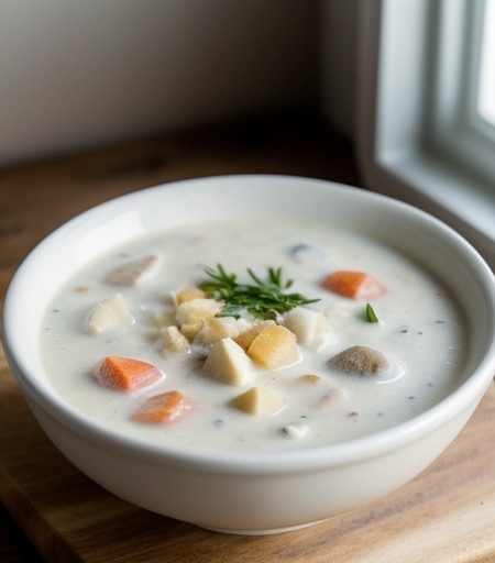 Microwave Clam Chowder recipe image