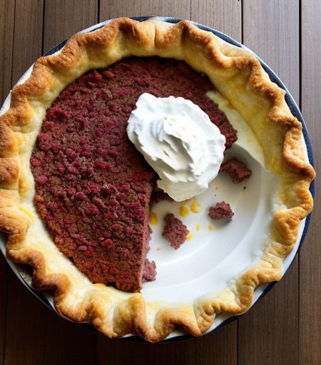 Microwave Corn Beef Pie recipe image