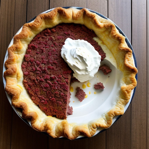 Microwave Corn Beef Pie recipe image