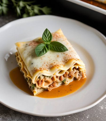 Microwave Lasagna recipe image