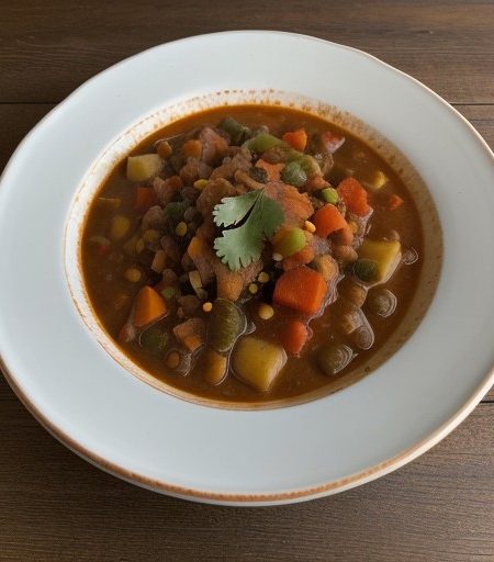 Microwave Mexican Vegetable Stew recipe image