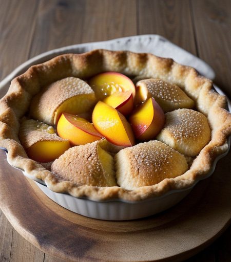 Microwave Peach Cobbler recipe image