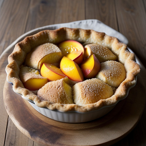 Microwave Peach Cobbler recipe image