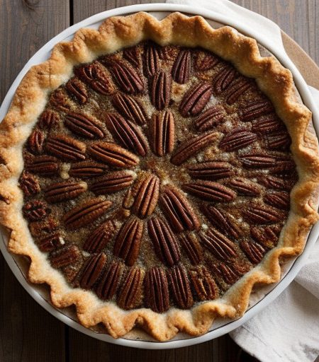 Microwave Pecan Pie recipe image