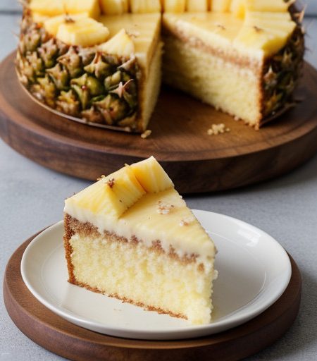 Microwave Pineapple Downside - Up Cake recipe image