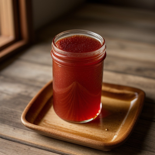 Microwave Red Hot Apple Jelly recipe image