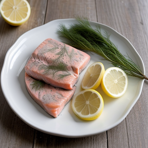 Microwave Salmon Steaks recipe image
