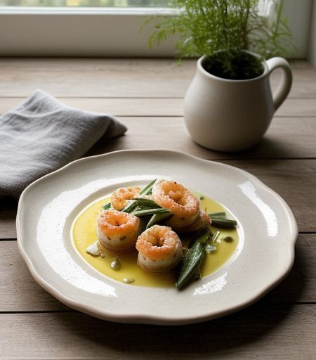 Microwave Scampi recipe image