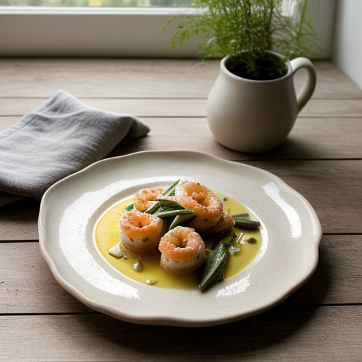 Microwave Scampi recipe image