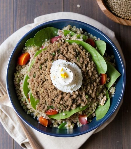 Microwave: Tuna Bulgur Salad recipe image
