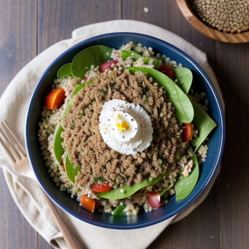 Microwave: Tuna Bulgur Salad recipe image