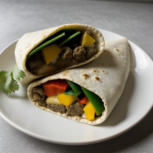 Microwave: Vegetable Burritos recipe image