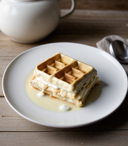 Microwave Waffles Divan recipe image