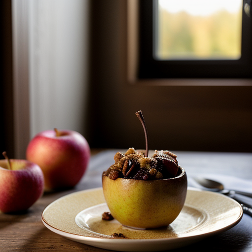 Microwaved Norwegian Baked Apples recipe image