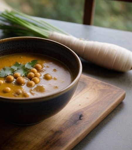 Middle-Eastern Chickpea Soup recipe image