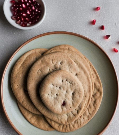 Mideastern Cashew Pitas recipe image