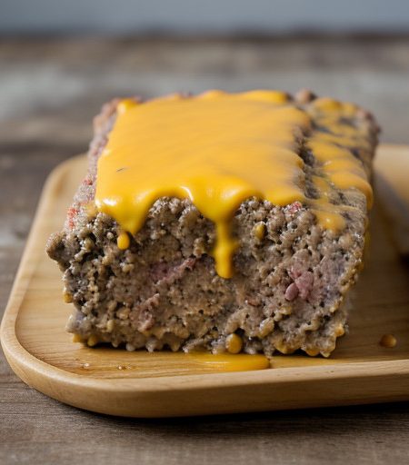 Midwest Meatloaf With Cheese Sauce recipe image