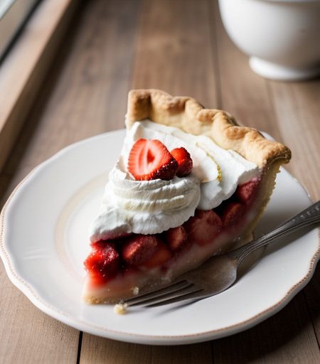 Mile High Strawberry Pie recipe image