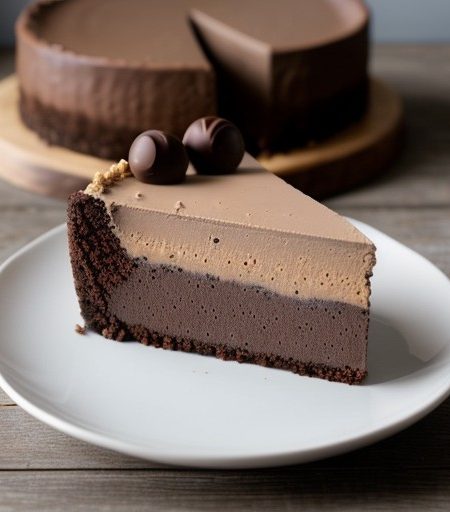 Milk Chocolate Cheese Cake recipe image