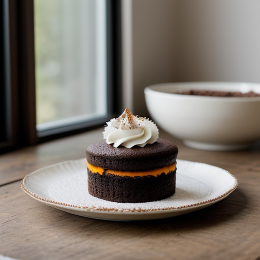 Milk Chocolate-Orange Cakes 2 recipe image