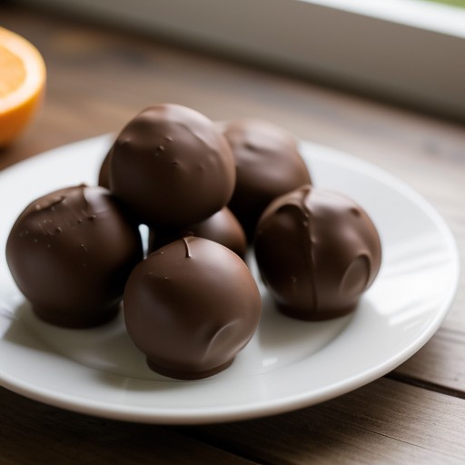 Milk Chocolate and Orange Truffles recipe image