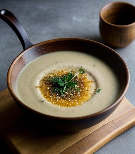 Millet-Cauliflower Soup recipe image
