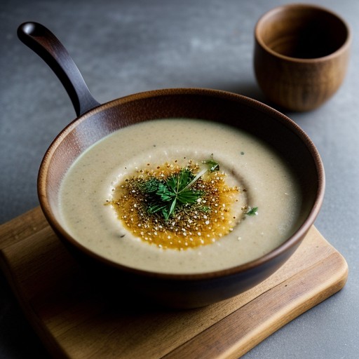 Millet-Cauliflower Soup recipe image