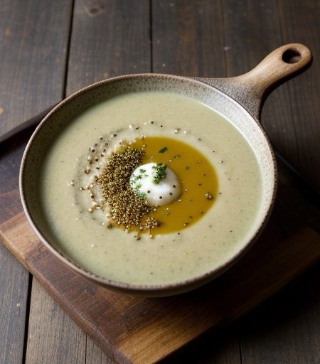 Millet-Cauliflower Soup recipe image