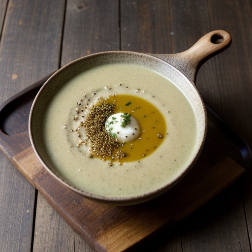 Millet-Cauliflower Soup recipe image