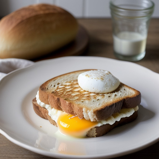 Mimi's French-Toasted Cottage Cheese Sandwich recipe image