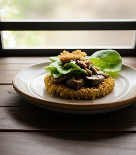 Minced Chicken With Lettuce recipe image